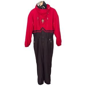 Bogner Vintage Ski Suit One Piece Snowsuit Snow Bib Size 36